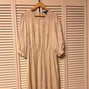 Ivory Banana Republic Dress